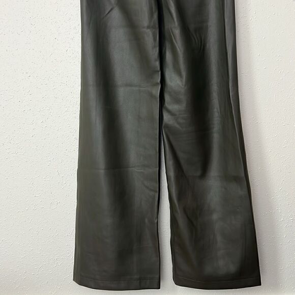 NWT Blank NYC The Franklin High Waist Faux Leather Wide Leg Pants in Sign Up - Picture 6 of 16